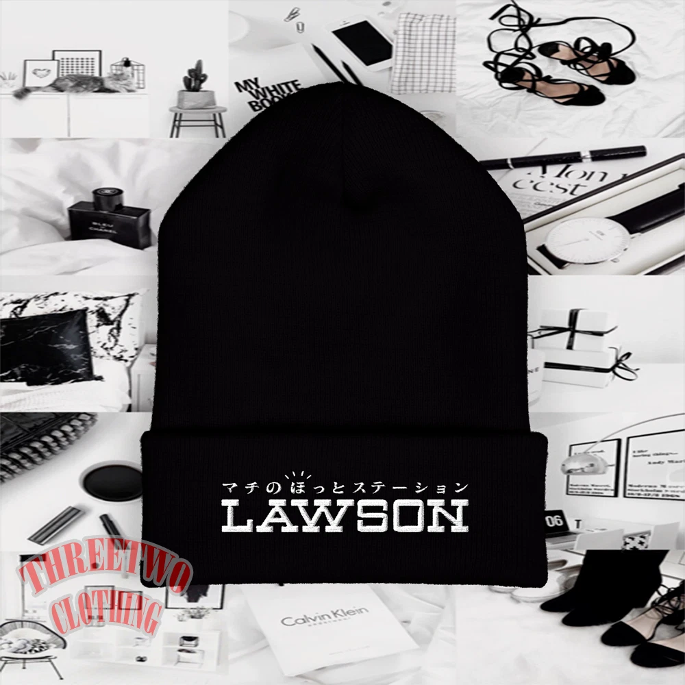 Lawson Adult Winter Black Classic Beanie Hat