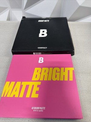 BEAUTY BAY BRIGHT MATTE PALETTE 42 Colors NEW 100%AUTHENTIC