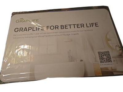 GRAPLIFE Stone Bath Mat Size 23.6 x 15.35 x .35 NWT