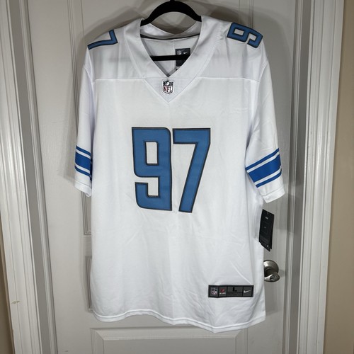 NFL Detroit Lions #97 Aidan Hutchinson Jersey Men’s Large White Nike NWT
