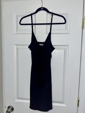 Urban Outfitters Cutout Vneck Black Casual Dress Size Large