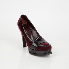 Round Toe Pumps Size Women Red Size 37.5