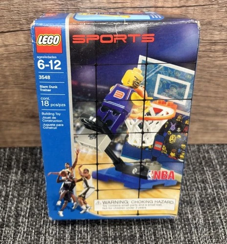 LEGO Sports 3548 NBA Slam Dunk Trainer New In Box Sealed Vintage Rare Nice Box!
