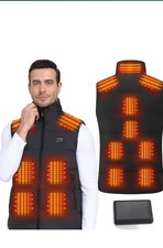 Men and Women's Lightweight Heated Vest with Battery Pack, Heating Vest. Large