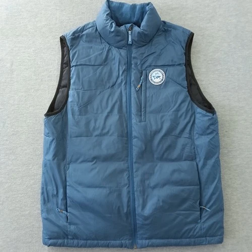 Southern Tide Sport Mens Blue Down Puffer Vest Skipjack Patch Size Large video thumbnail