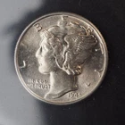 1941 **p**SILVER  MERCURY DIME **NICE** - FREE SHIPPING! C3859