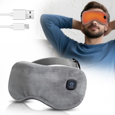 Rechargeable Heated Eye Mask Cordless Warm Eye Compress for Dry Eyes Blepharitis