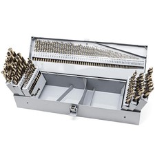 115Pcs Cobalt Drill Bit Set, M35 High Speed Steel Bits for Metal, Stainless S...