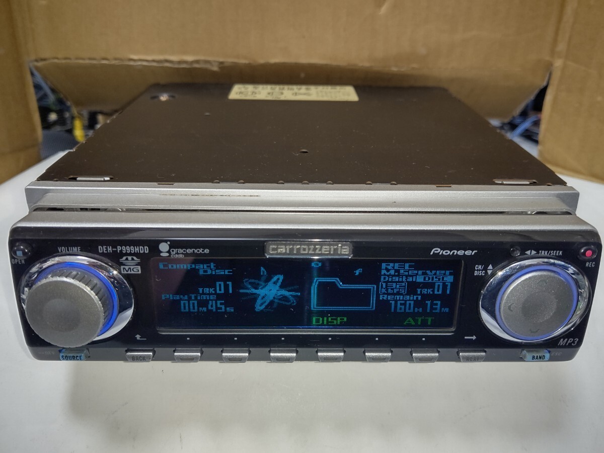 Pioneer Carrozzeria DEH-P999HDD HDD CD Player Receiver No