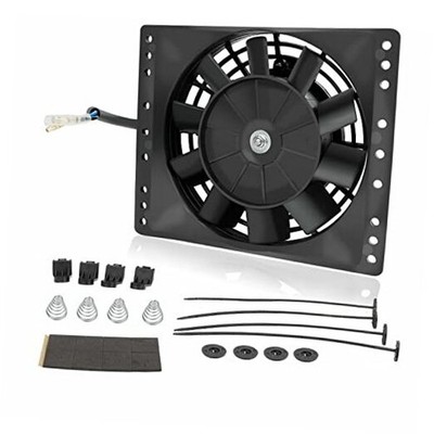 6'' Inch Small Slim Push Pull Electric Cooling Fan 650CFM Radiator Oil Cooler 