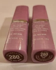 2 PIECE LOT MAYBELLINE "RED RED WINE" WET SHINE LIPSTICK Sealed.VRHTF