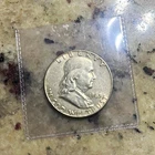 Franklin Half Dollar 50C 1951 Philadelphia Business Strike KM#199 90% Silver