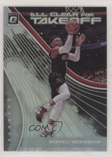 2019 Panini Donruss Optic All Clear for Takeoff Holo Prizm Russell Westbrook 1s6
