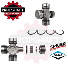 Set of 2 x SPICER Front Axle U-Joints 5-760X USA Made JEEP Wrangler Cherokee 4WD