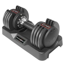 Mancuerna CAP Barbell 5 en 1, 25 lb ADJUSTABLE, (5 10 15 20 25 LB) en incrementos de 5 lb
