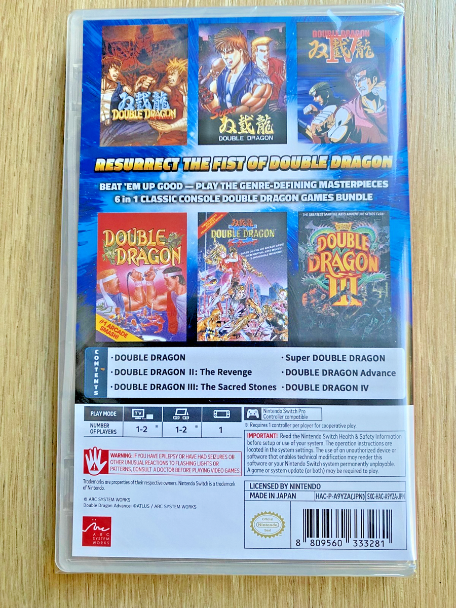 Double Dragon Collection Switch Nintendo with English Brand New