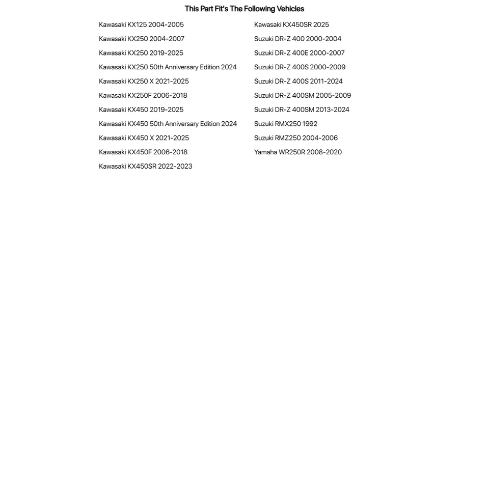 Tuerca de vástago de dirección de aluminio Tusk Billet azul para Kawasaki KX450F 2006-2018 Foto 4 de 4