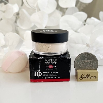 MAKE UP FOR EVER Ultra HD Matte Setting Powder 1.0 VANILLA Mini 0.7g / .02oz NIB