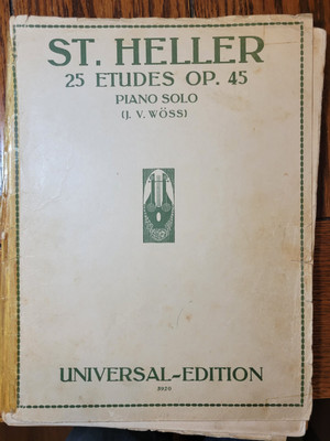 St. Heller 25 Etudes OP. 45 Piano Solo Universal-Edition 3920