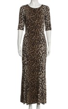 Dolce&Gabbana Leopard Print Long Maxi Dress