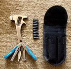 Galls Rescue Tool Multi Tool Hammer Head w/ Bit Set & Black Belt Pouch