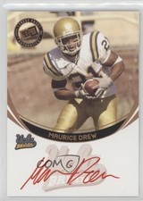 2006 Press Pass Auto Bronze Red Ink Maurice Jones-Drew Maurice Drew Auto 2rz