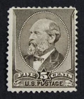 CKStamps: US Stamps Collection Scott#205 5c Garfield Mint H OG