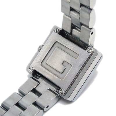 509 GUCCI レディース 時計 3600L スクエア Gロゴ シルバー GUCCI 3600L G Square Watch Stainless Steel SS Women's for