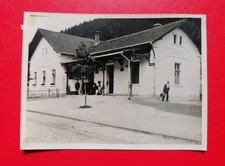 Romania Bukowina Suceava Iacobeni Gara foto 11,5 x 9 cm