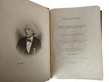 Encyclopedia of Freemasonry MACKEY 1917 Vintage Occult Masonic Reference Book