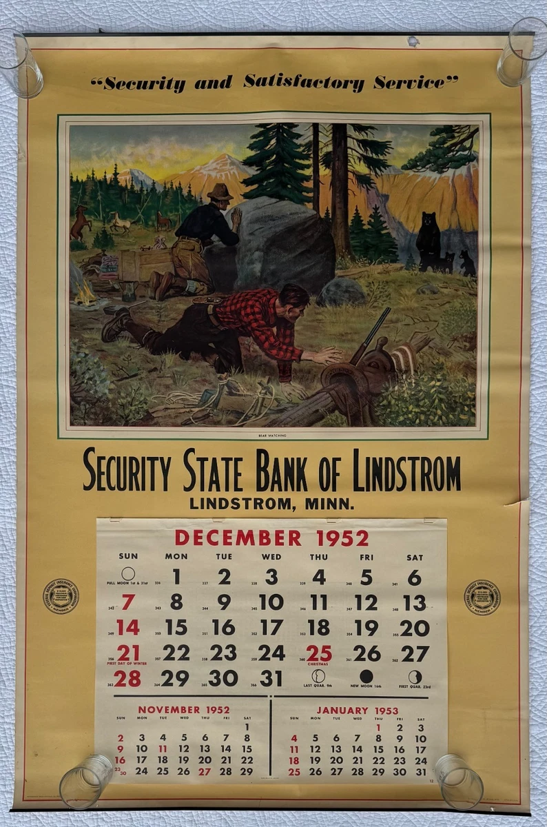 Collectible Calendars (1940-1959) for sale | eBay