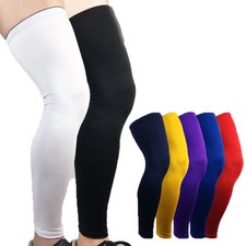 1 Pair Lengthen Leg Warmer Compression Leg Cycling Extended Breathable Knee