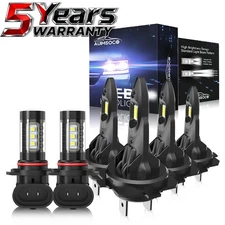 For 2004-2006 Chrysler Pacifica Sport Utility 4-Door 3.5L 6Pcs LED Headlights