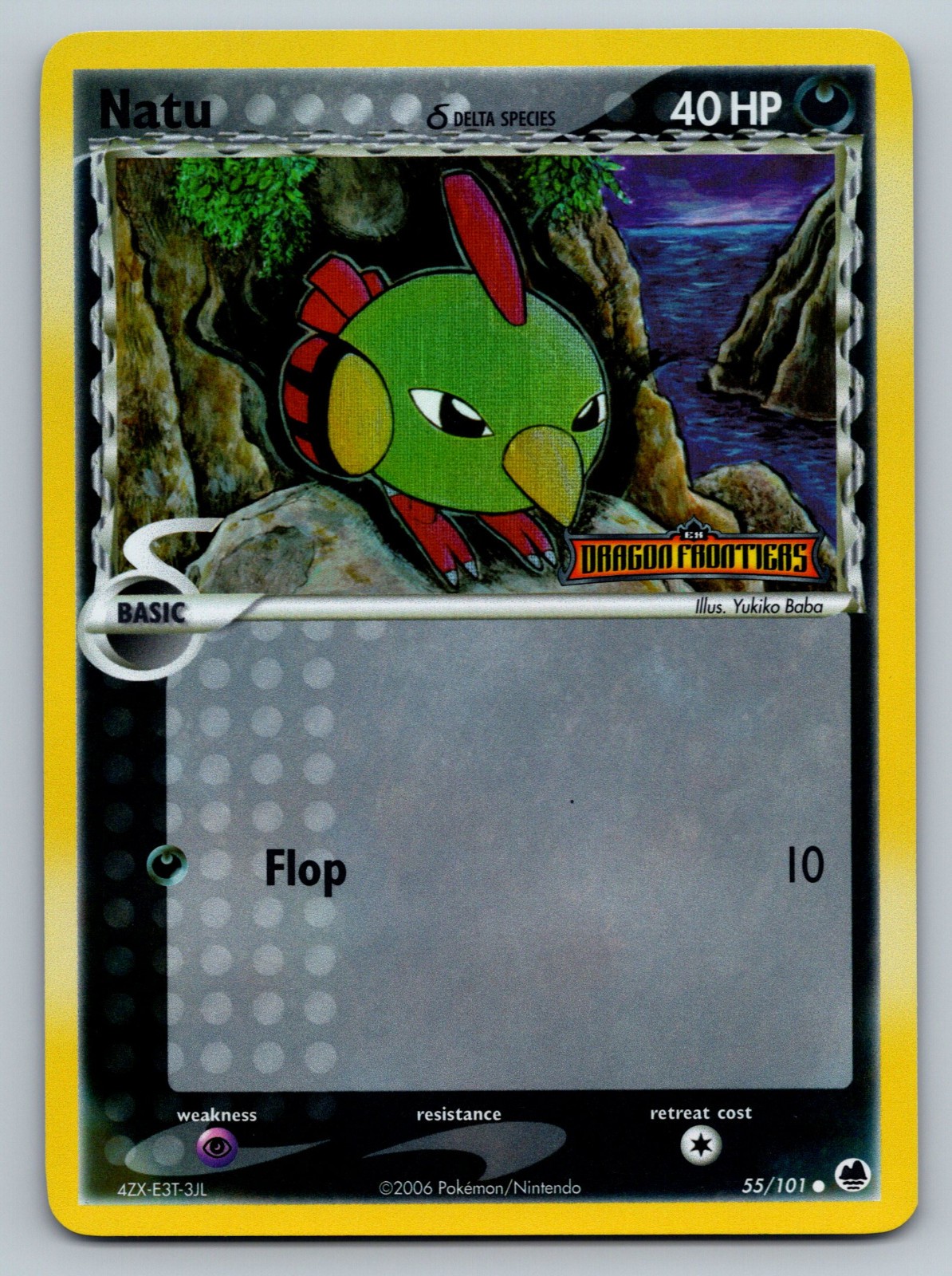 Natu Delta Species Dragon Frontiers Reverse Holo STAMPED 55/101 LP