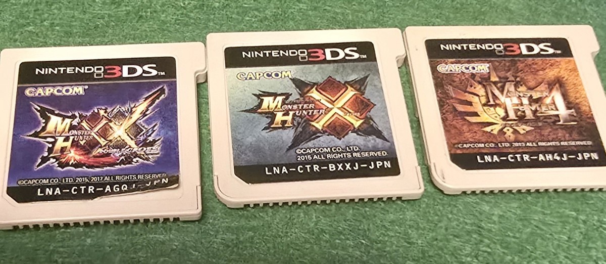 3DSモンハン版 Lot Of 3 Japanese 3DS Monster Hunter Games | eBay