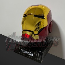 AUTOKING Gold Iron Man MK5 Helmet 1:1 Wearable Voice-control Mask Prop US SHIP