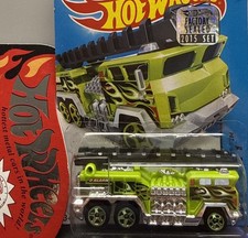 2015 Hot Wheels: 5 Alarm 51/250 CFJ69 Green with Black🔥Factory Sealed