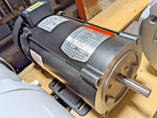 NEW BALDOR 3/4 HP DC MOTOR /  180 VOLT  1750 RPM  56C FRAME