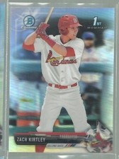 2017 Bowman Chrome Draft Refractors #BDC20 Zach Kirtley (ref40159)