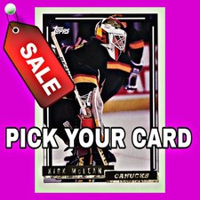 1992-93 Topps GOLD FOIL Hockey Cards | Pick Your Card |