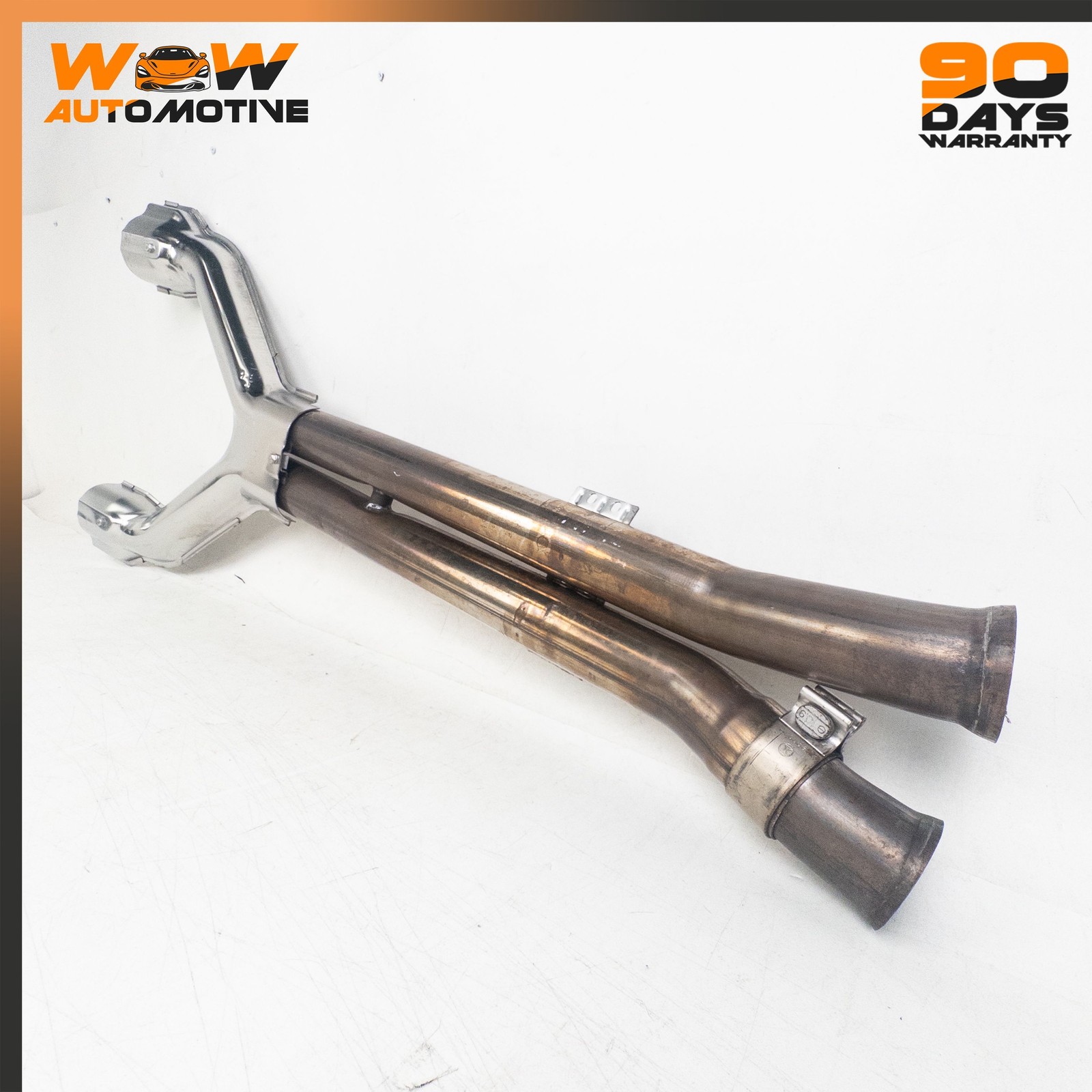 06-16 ASTON MARTIN V8 VANTAGE 4.7L ENGINE MOTOR EXHAUST SYSTEM CENTER PIPE OEM