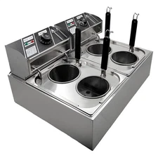 Electric Pasta Cooker 110V Table Top Noodle Soup Dumpling Cooking Machine