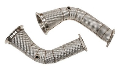 Auspuffanlage Downpipe   für Audi RS4 B9 RS5 F5 2.9 TFSI + Hitzeschild