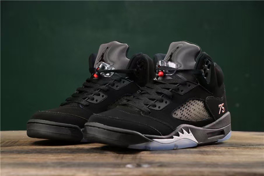 Size 11 - Paris Saint-Germain x Air Jordan 5 Retro Black for sale
