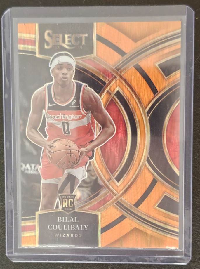 2023-24 Panini Select #131 Bilal Coulibaly Orange Flash Prizms  (RC)