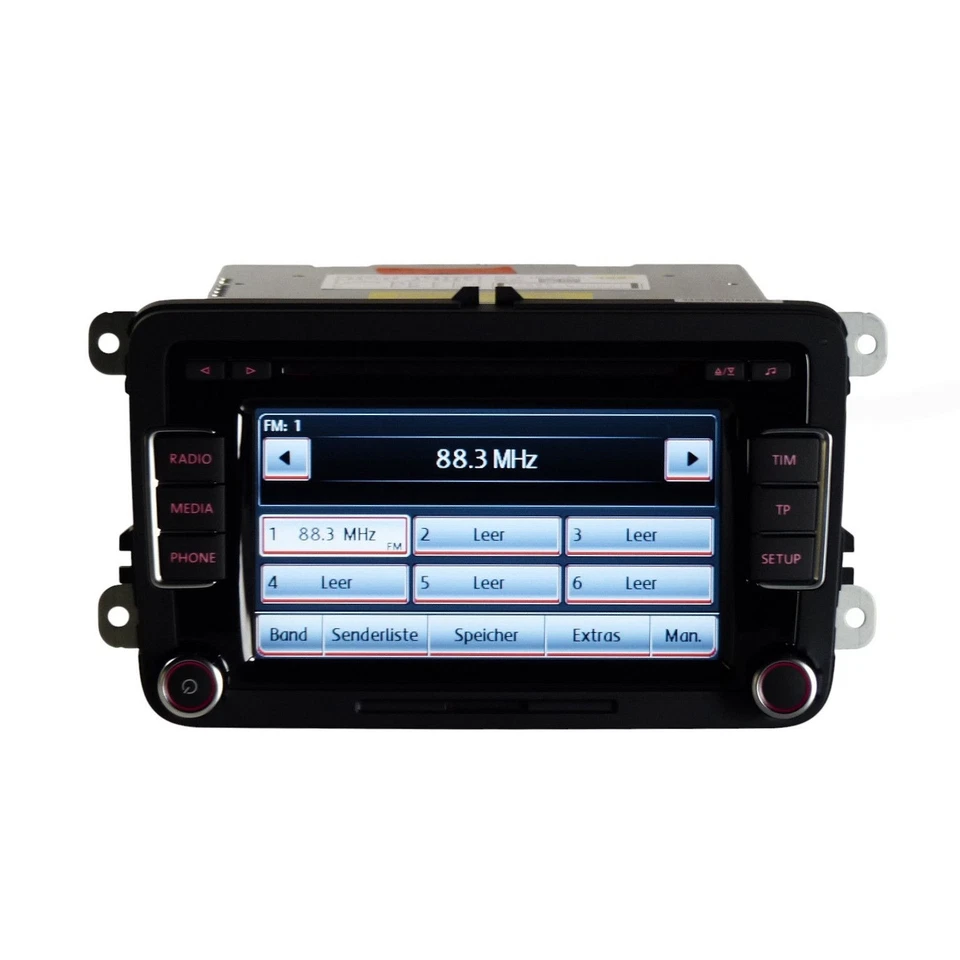 VW RCD 510 Radio Autoradio VW Golf 6 VI Passat B6 B7 Sharan 7N Touran 1T3 - Bild 4 von 4
