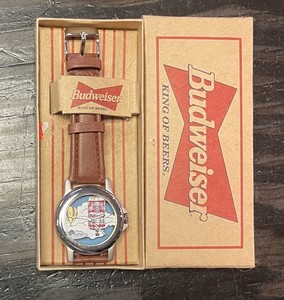 Budweiser Bud Man 手巻き腕時計 antique vintage 2025年最新