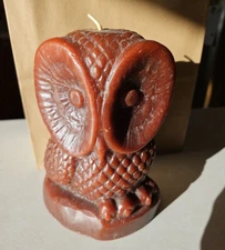 Urban Outfitters Large Owl Candle - Brown