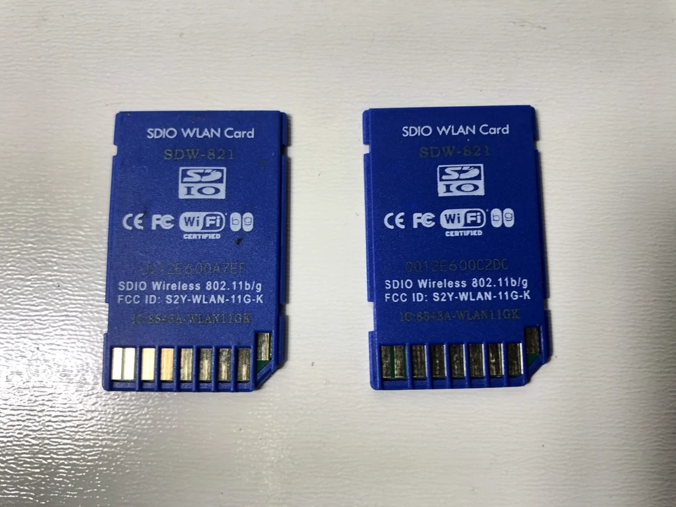 Spectec SDW-821 SDIO WIRELESS LAN SD WLAN 802.11 b/g S2Y-WLAN-11BG-K WLAN 2 Stück - Bild 2 von 3