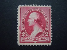 1890 #219d 2c Washington Perf 12 Lake MNH F/VF OG CV $525 "Includes New Mount"